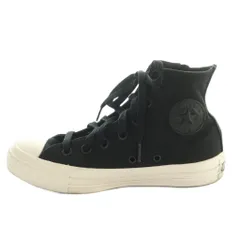 コンバース CONVERSE ハイカットスニーカー シューズ サイドジップ US3.5 22.5cm 黒 1SE330 /MI ■OS