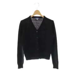 バーバリーブルーレーベル BURBERRY BLUE LABEL ニットカーディガン 長袖 M ブラック /HK ■OS