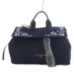 サマンサベガ Samantha Vega ハンドバッグ ショルダーバッグ 2way 斜め掛け デニム ブルー /YO10