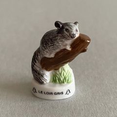 ヤマネのフェーブ／動物／フランス雑貨／陶器ミニチュア／ブロカント