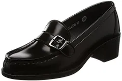 新品 [ハルタ] ローファー バックル付 3E レディース 4600 ブラック 22.5 cm 3E