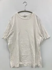 Printstar プリントスター Tシャツ/カットソー L ホワイト 無地 バックプリント ミドル丈 半袖 クルーネック(丸首)