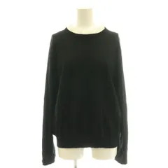 ローズティアラ Rose Tiara スカラップレース4wayニット セーター プルオーバー 46 黒 白 /CX ■OS