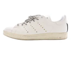 アディダス バイ ステラマッカートニー スタンスミス スニーカー ロゴ レザー 23.5cm 白 ホワイト FW6875