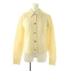 ミラオーウェン Mila Owen 24AW ビジューボタンポロニットカーディガン 長袖 0 アイボリー /DO ■OS