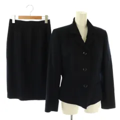 銀座マギー MAGGY ジャケット スカート セットアップ スーツ 38 ネイビー /ES ■OS