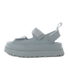 アグ オーストラリア UGG australia GoldenGlow サンダル プラットフォーム 厚底 ベルクロ US6 ブルー 1152685 /YO34