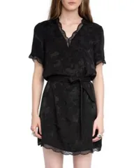 ザディグ エ ヴォルテール レディース トップス ワンピース シルク Zadig Voltairerzo Silk Dress Black ブラック