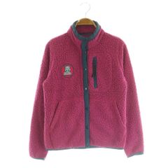 ヒステリックグラマー HYSTERIC GLAMOUR ヒスベア フリースジャケット ブルゾン ジップアップ ワッペン F ピンク /MY ■OS