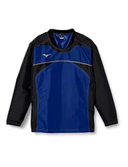 新品 [ミズノ] トレーニングウェア タフブレーカーシャツ 32ME8583 サーフブルー/ブラック XL