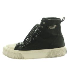 マークジェイコブス MARC JACOBS ザ キャンバス ハイ トップ ハイカットスニーカー シューズ 39 26.0cm 黒 白 /MI ■OS ユニセックス