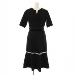 セルフォード CELFORD 半袖ワンピース ミモレ ロング 36 黒 ブラック /AT ■OS ■SH