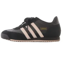 アディダスオリジナルス スニーカー ロゴ 23.5cm 黒 ブラック ピンク KI8874