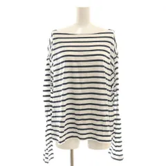 ミューズ ドゥーズィエム クラス MUSE de Deuxieme Classe 24SS Sheer BORDER プルオーバー カットソー ボーダー ホワイト ネイビー /CX ■OS