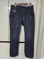 DIESEL ブラック デニム ズボン 30 31