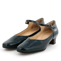 新品 HIMIKO/ヒミコ/3.5 cmヒールストラップパンプス/635306グリーン225