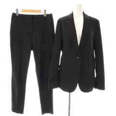 セオリー Theory セットアップ Crisp Poly Staple Blazer Bジャケット Crisp Poly Treeca GBパンツ 2 ブラック /DO ■OS