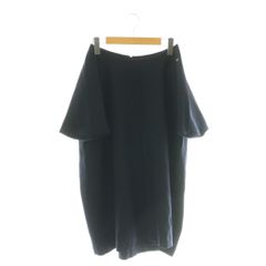 フォーティーファイブアールピーエム  45R 45rpm ウール混 トップス型スカート 変形スカート 3 ネイビー /DF ■OS