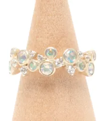 美品 ヨンドシー リング 指輪 SV レディース SIZE 8号 4℃