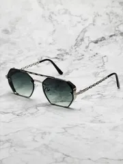 アクセサリー メンズ アイアクセサリー メンズ メタル ポリゴン パーソナライズ カジュアル ファッション メガネ デイリーユース エレガントサングラス アクセサリー、スクール ビーチ アクセサリー サングラス ス