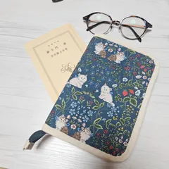 文庫本サイズ ブックカバー ブックケース マルチケース ハンドメイドNo.928