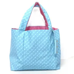 GHERARDINI(ゲラルディーニ) トートバッグ - ライトブルー×ピンク リバーシブル