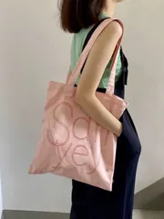 バッグ レディース トートバッグ 1個 ピンクとレッドのクリスマステーマのギフトバッグ、プリント ワンショルダー トートキャンバスショッピングバッグ