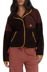 ビラボン レディース アウター ジャケット・ブルゾン フリース Billabong Popoyo High Pile Fleece Jacketeakのサムネイル