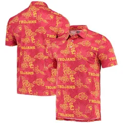 レインスプーナー メンズ トップス ポロシャツ Mens Reyn Spooner Cardinal USC Trojans Performance Polo Cardinalのサムネイル
