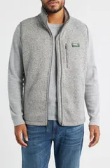 エルエルビーン メンズ アウター ジャケット・ブルゾン ベスト セーター フリース LLBean Sweater Fleece Vest Grey Heather グレー