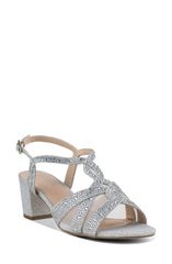 パラドックスロンドン レディース シューズ ヒール サンダル Paradox London Pink Nadia Block Heel Sandal Silver シルバー