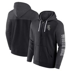 ファナティクス メンズ アウター パーカー・スウェット Mens Fanatics Branded Black Chicago White Sox Offensive Line Up Lightweight FullZip Hoodie Black ブラック