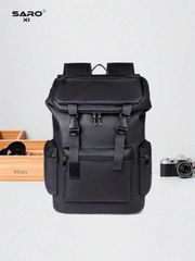 バッグ メンズ バックパック メンズカジュアルバックパック、スタイリッシュなフリップカバーリュックサック、軽量でポータブル、旅行、キャンプ、ハイキング、大学/学校、若者の学生に最適なギフトアイテム