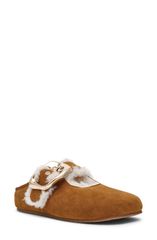 スティーブ マデン レディース シューズ パンプス Steve Madden Cloudy Faux Shearling Mule Chestnut