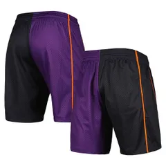 ミッチェルネス メンズ ボトムス ハーフパンツ・ショーツ ショートパンツ Mens Mitchell Ness BlackPurple Phoenix Suns Hardwood Classics 2のサムネイル