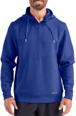 カッターアンドバック メンズ アウター パーカー・スウェット Cutter Buck Roam Pullover Hoodie Tour Blue ブルーのサムネイル
