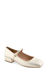 エアロソールズ レディース シューズ ヒール Aerosoles Isannah Mary Jane Pump Soft Gold Metallic ゴールド