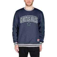 ニューエラ メンズ アウター パーカー・スウェットール シャツ Mens New Era Navy Dallas Cowboys Big Tall Pullover Sweatshirt Navy ネイビー