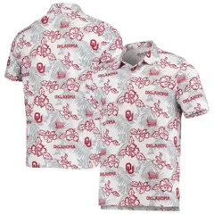 レインスプーナー メンズ トップス ポロシャツ Mens Reyn Spooner White Oklahoma Sooners Performance Polo White ホワイトのサムネイル