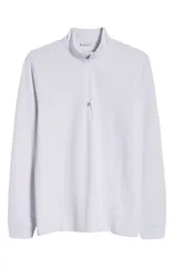 カッターアンドバック メンズ アウター パーカー・スウェット ハーフジップ Cutter Buck Traverse Stretch Quarter Zipullover White ホワイトのサムネイル