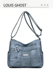 バッグ レディース ショルダーバッグ シンプルな無地 ショルダーバッグ レディース 軽量 トラベル スリングバッグ 大容量 幅広ストラップ クロスボディーバッグ ビジネスカジュアル 多通勤 スクエアバッグ オールマ