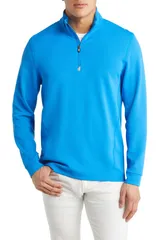 カッターアンドバック メンズ アウター パーカー・スウェット ハーフジップ Cutter Buck Traverse Stretch Quarter Zipullover Digitalのサムネイル