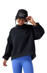 バックカントリー レディース アウター ジャケット・ブルゾン フリース Backcountry Wander PileFleece MockNeck Top Womens Black ブラック