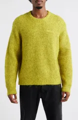 オベイ メンズ アウター パーカー・スウェット セーター Obey Dexterelaxed Sweater Chartreuse シャルトリューズのサムネイル