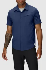 アウトドアリサーチ メンズ トップス シャツ Outdooresearch Astroman Short Sleeve Sun Shirt Cenoteのサムネイル