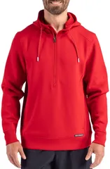 カッターアンドバック メンズ アウター パーカー・スウェット Cutter Buck Roam Pullover Hoodie Red レッドのサムネイル