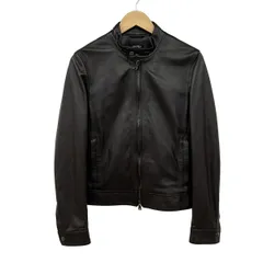 EMMETI(エンメティ) ライダースジャケット サイズ44 L メンズ美品  - ダークブラウン 長袖/秋/冬