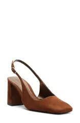 シュッツ レディース シューズ ヒール Schutz Leia Slingback Pumpecan Brown ブラウン