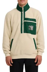 ビラボン メンズ アウター パーカー・スウェット ハーフジップ フリース Billabong Salinity Half Zip Fleece Pullover Chili