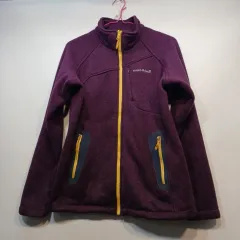 モンベル パープル レディース フリース ジャケット 95サイズ 秋冬 62126